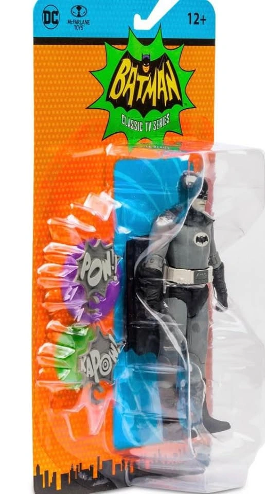 McFarlane Retro 66 Batman TV Show Figure Black and White - photo 2