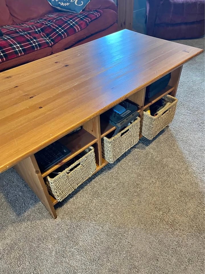Coffee table and 2 side tables