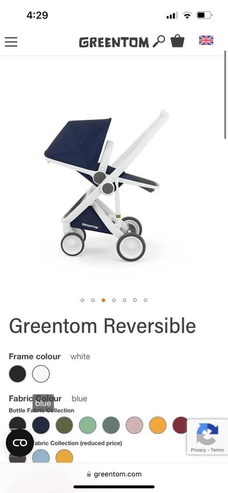 Greentom Reversible Stroller – Lightweight, Eco-Friendly & RARE
