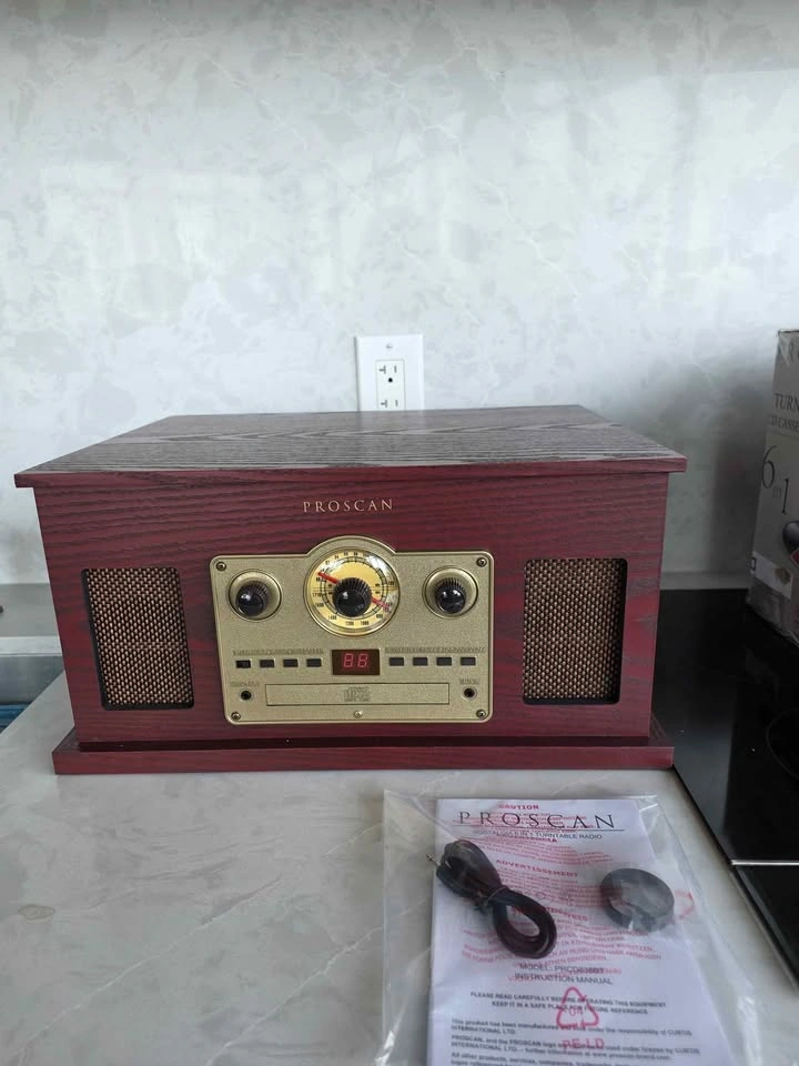Proscan Nostalgia 6-in-1 Bluetooth Turntable - photo 2