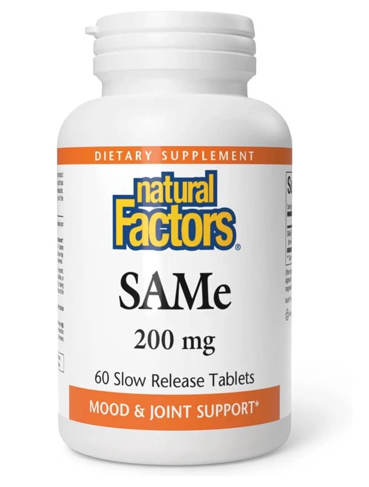 Natural Factors SAMe 200 mg - 60 Enteric Coated Tablets - photo 2