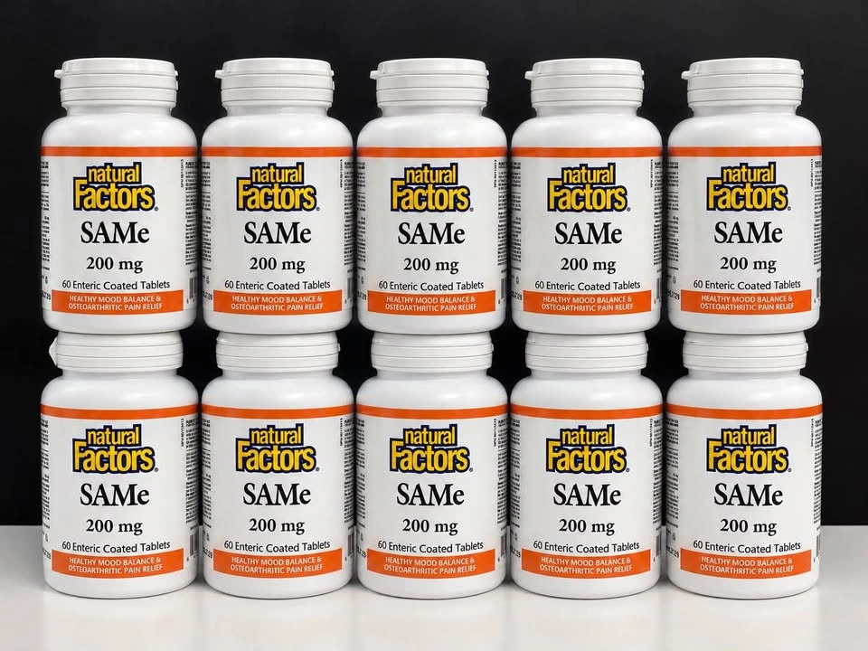 Natural Factors SAMe 200 mg - 60 Enteric Coated Tablets - photo 3