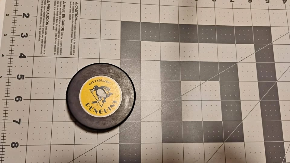 Pittsburgh Penguins 1991 Stanley Cup Champions Hockey Puck