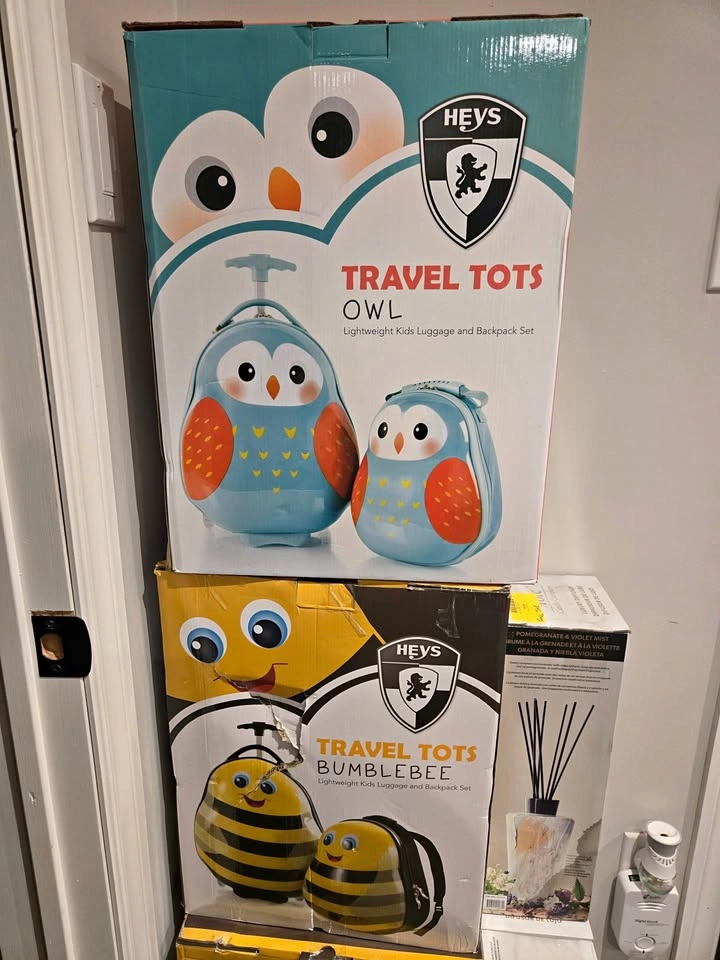 Heys Travel Tots Lightweight Kids Luggage and Backpack Sets