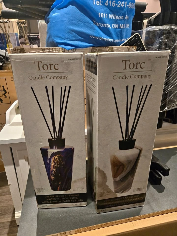 Torc Candle Company 800ml Reed Diffuser | Amber Blush & Pomegran