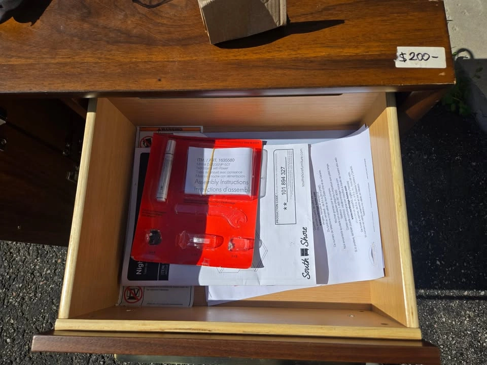 Marina Del Rey Nightstand with Power - photo 2