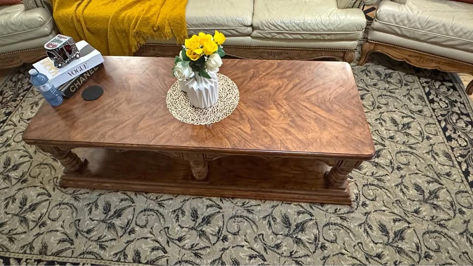 Solid Wood Coffee Table – Classic & Sturdy
