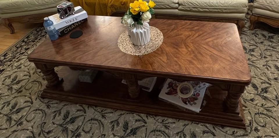 Solid Wood Coffee Table – Classic & Sturdy - photo 4