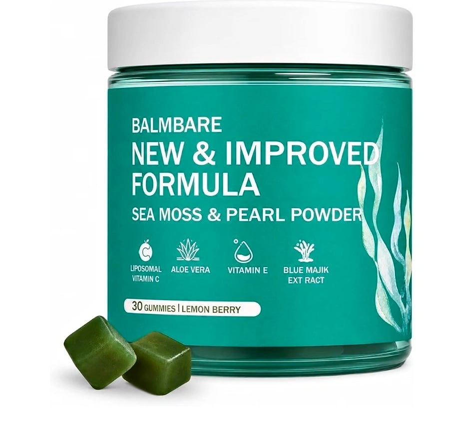 Revive Sea Moss & Pearl Powder Gummies 30 Count Lemon Berry