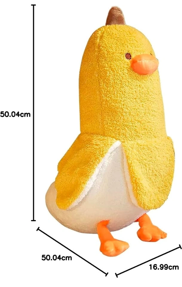 Peelable Banana Duck Plush Toy - 50cm Kawaii Stuffed Animal - photo 2