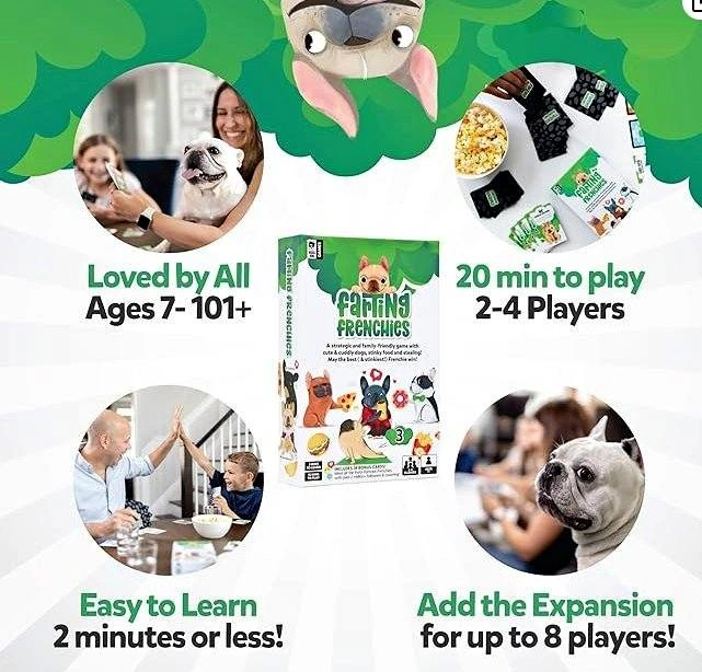 🏈 Farting Frenchies Family Card game brand new 🏈