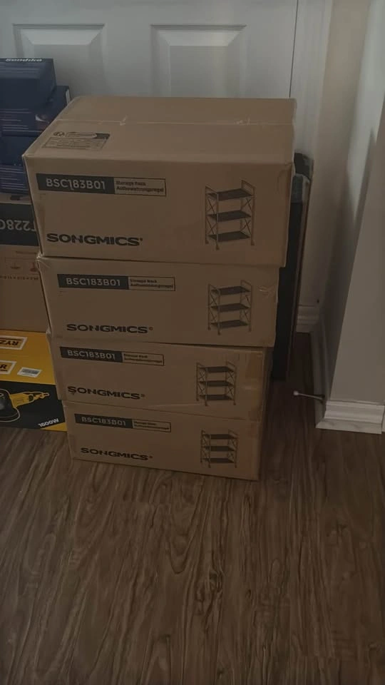 Brand New SONGMICS 3-Tier Metal Storage Rack - photo 4