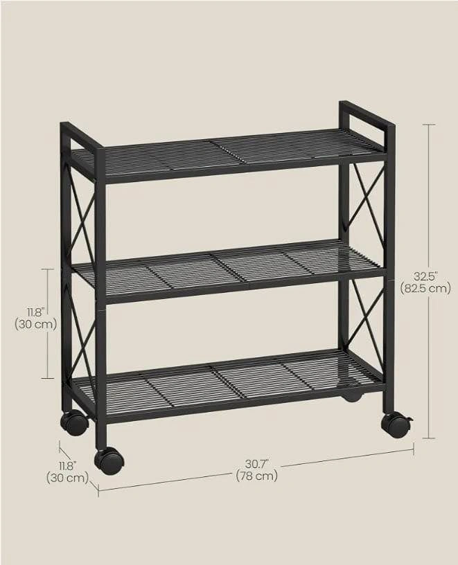Brand New SONGMICS 3-Tier Metal Storage Rack - photo 5