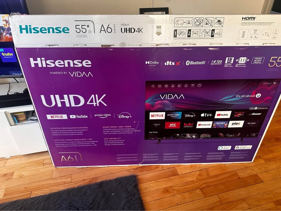 Hisense 55" A6 Series UHD 4K Smart TV - photo 2