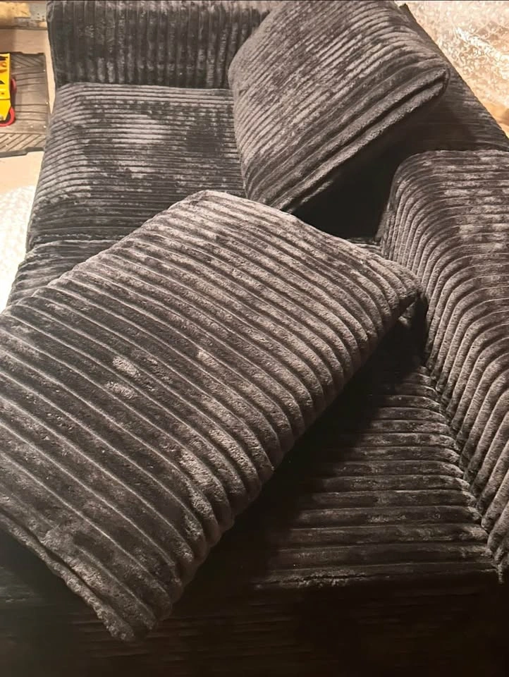 🛋️ BRAND NEW MODULAR CORDUROY SOFA – BLACK - photo 5