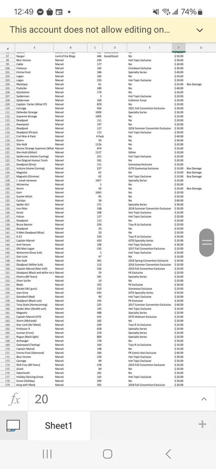 Assorted Marvel Funko Pops image indicator(8)