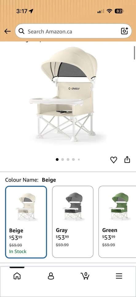 Cochildor 4-in-1 Portable Baby Chair, Foldable Booster Seat - photo 2