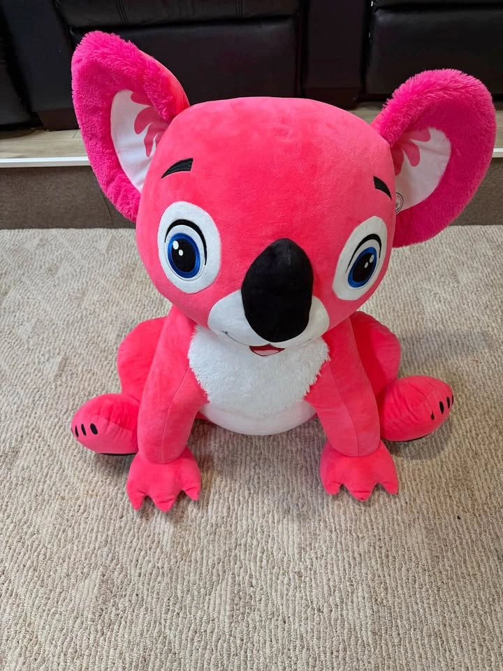 CNE plush stuffie- Large pink koala