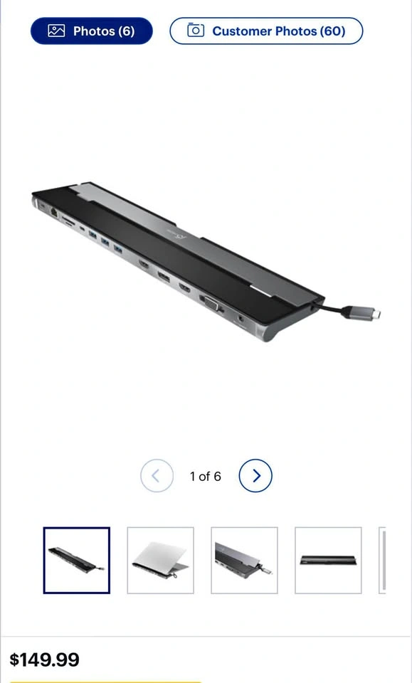 j5 JCD543 USB-C Triple Display Docking Station