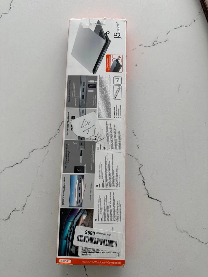 j5 JCD543 USB-C Triple Display Docking Station - photo 4