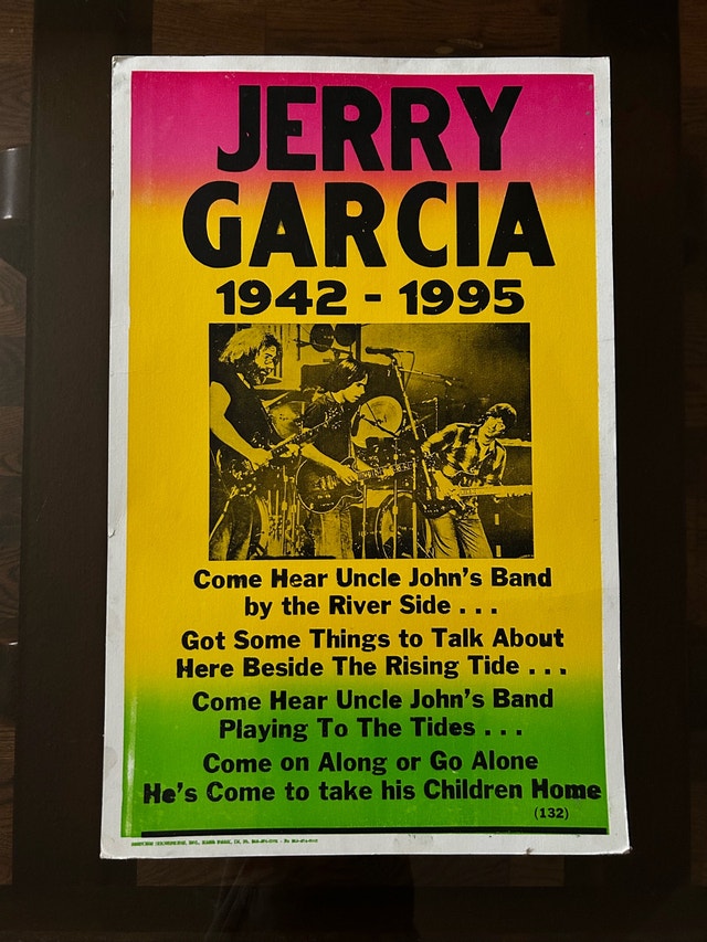 Jerry Garcia Poster 🏈