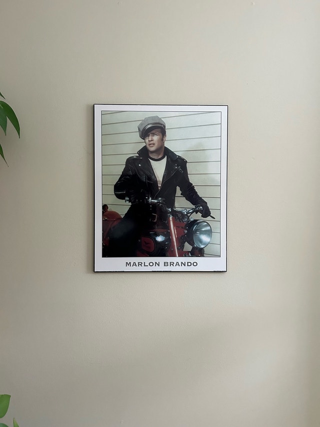 Marlon Brando Plaque Poster 🏈