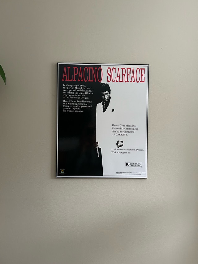 Scarface Plaque Poster 🏈