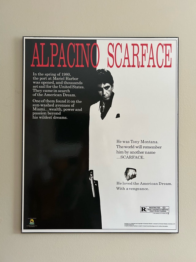 Scarface Plaque Poster 🏈 - photo 2