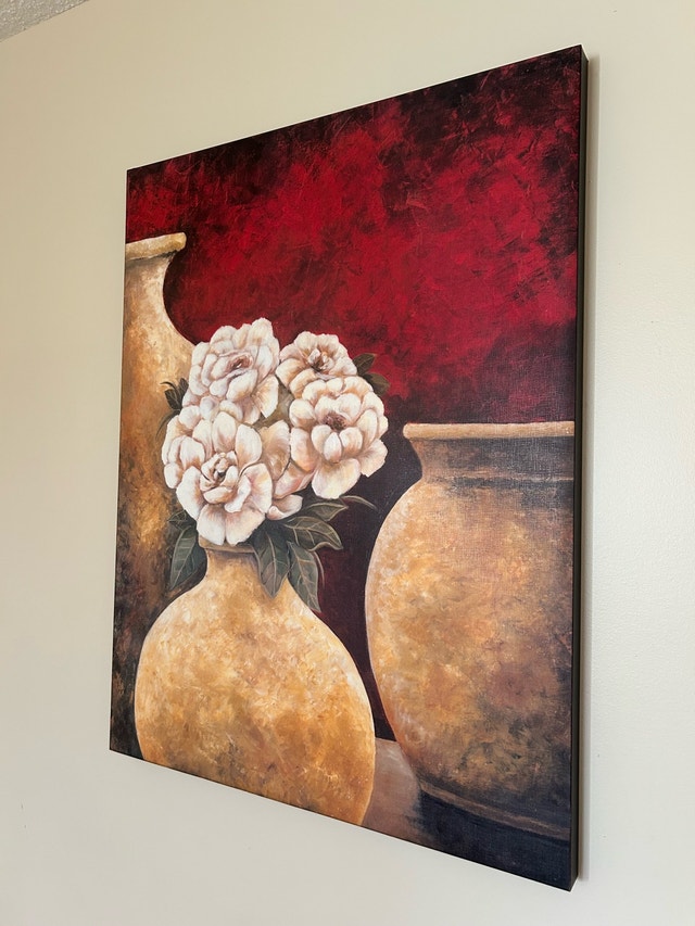Large Framed Canvas Artwork 🏈 - photo 2