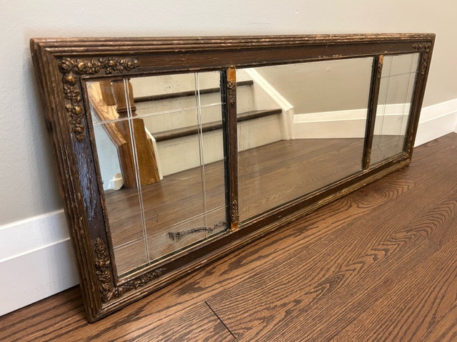 Antique Mantel Mirror 🏈 - photo 3