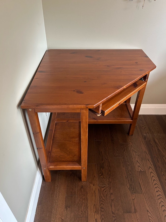 Pine Computer Corner Desk - photo 4