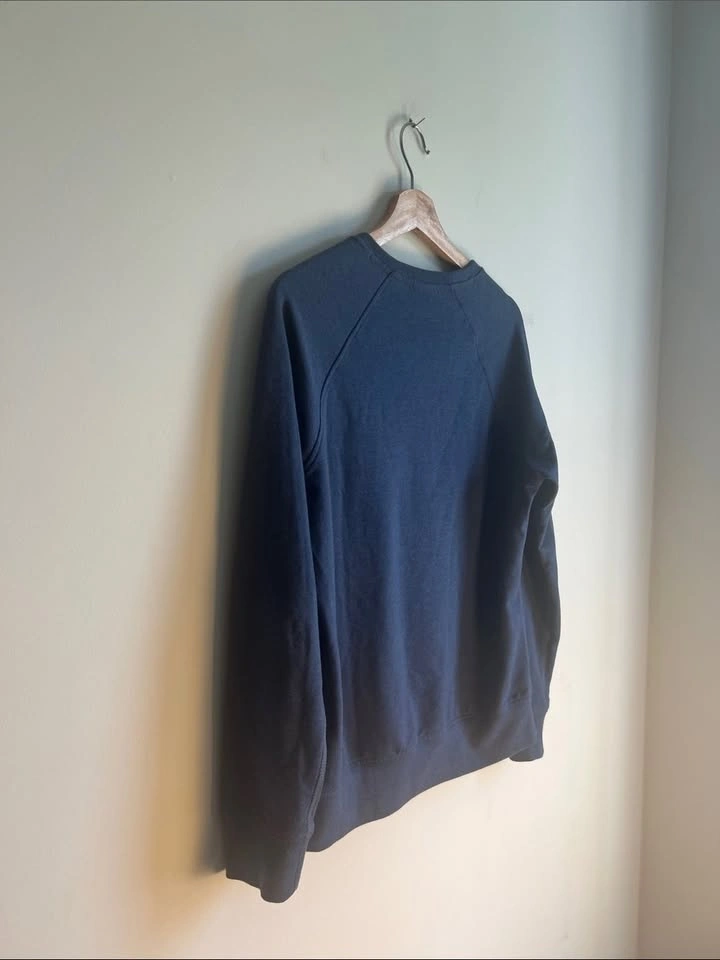 Patagonia Pastel Ahnya Organic Cotton Crewneck Sweatshirt Blue S - photo 5