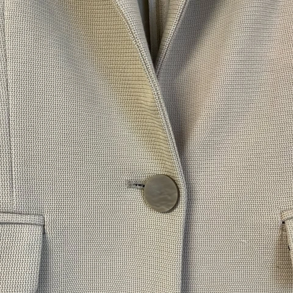 ottod'Ame Beige Tailored Trench Coat Single Button Made in Italy - photo 5