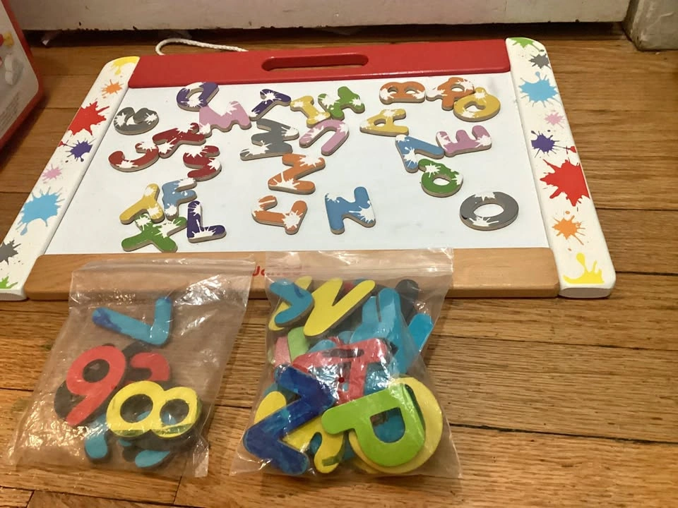 🏈Janod Wooden Magnetic Board with Letters and Numbers 🏈