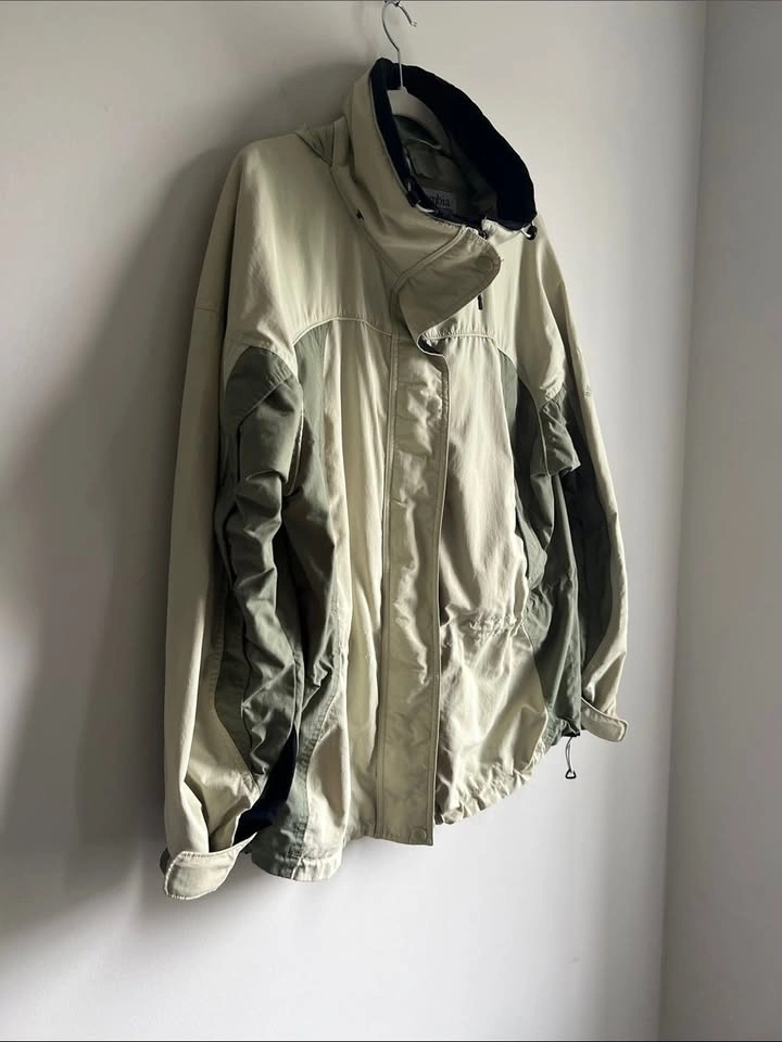 Columbia Sunrise Peak Sage Green & Beige Waterproof Shell Jacket - photo 3