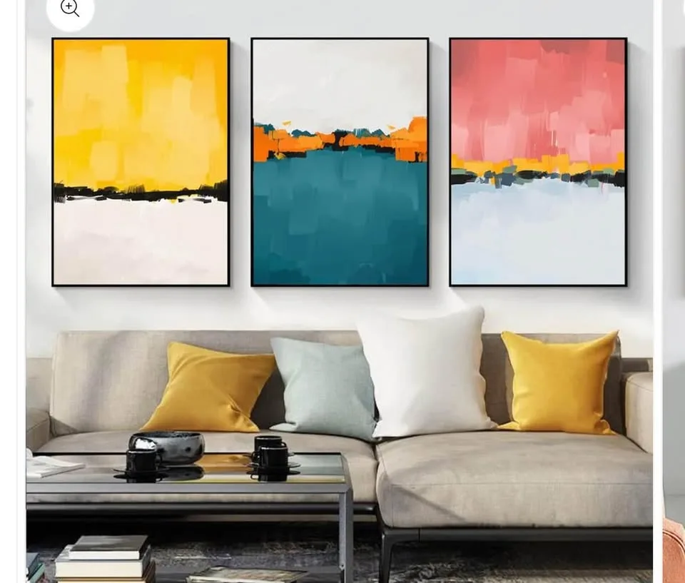 Modern Art by Nordprints - Set of 3 Abstract Prints image indicator(2)