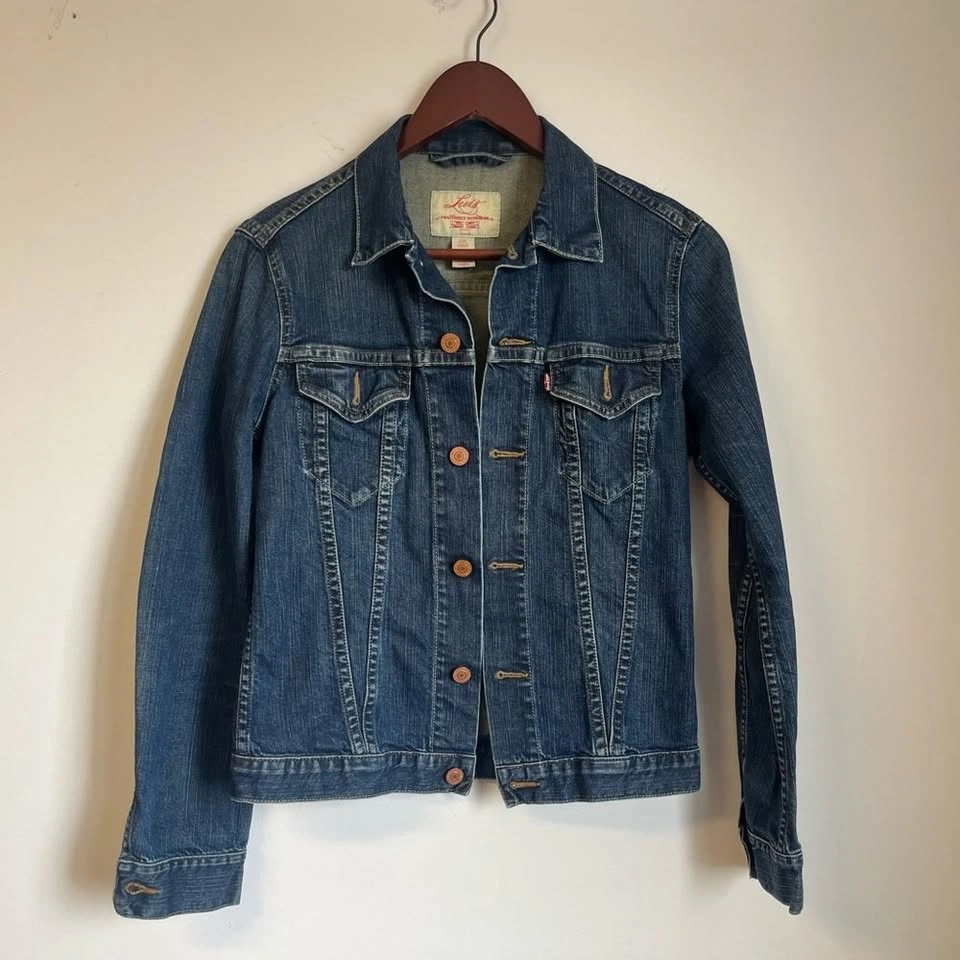 Levi’s Positively Superior Denim Jacket Small Y2K Trucker - photo 2