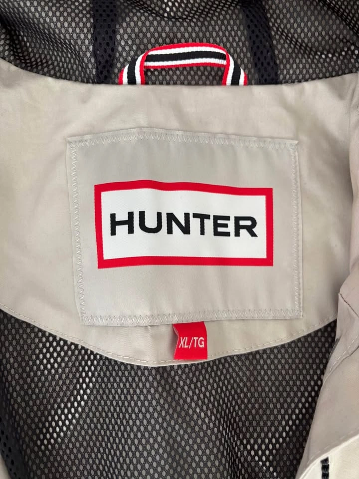 Hunter Beige Hooded Rain Jacket Size XL - photo 2