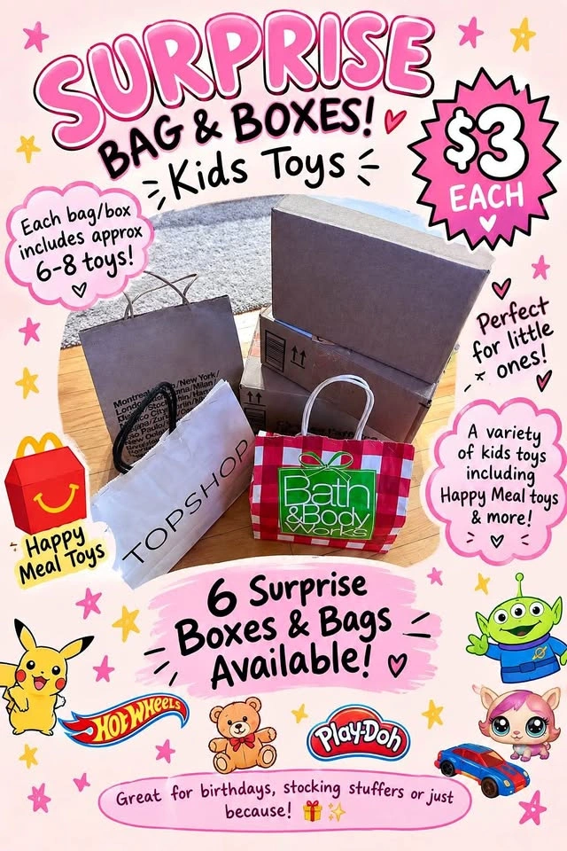🎀 SURPRISE TOY BAGS & BOXES! 🎁✨