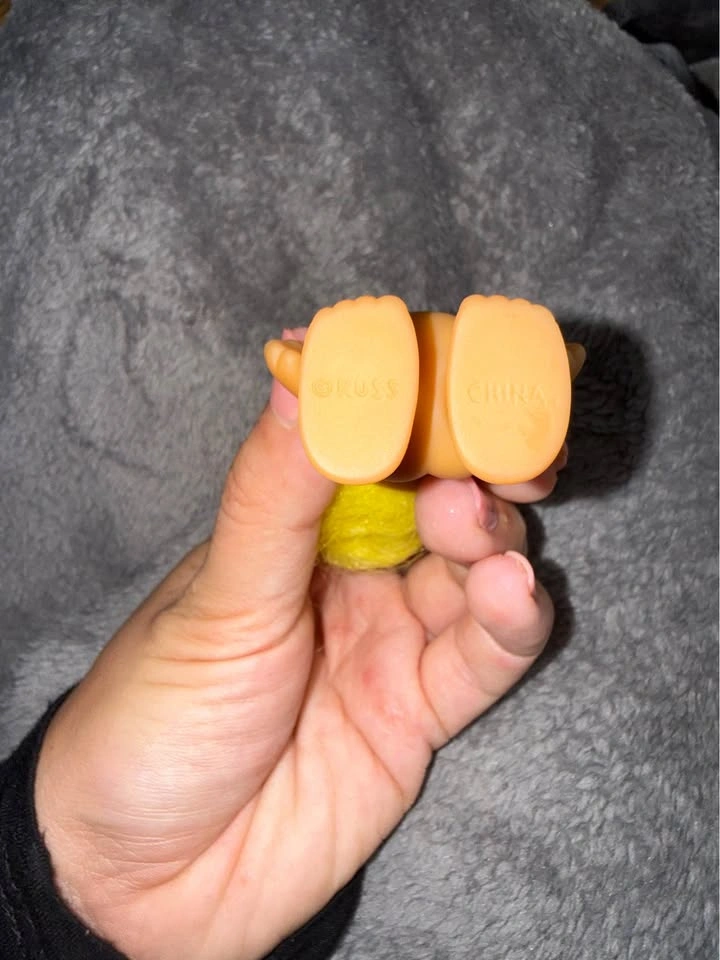 🍀✨ VINTAGE RUSS TROLL DOLL – MINI YELLOW HAIR ✨🍀 - photo 2
