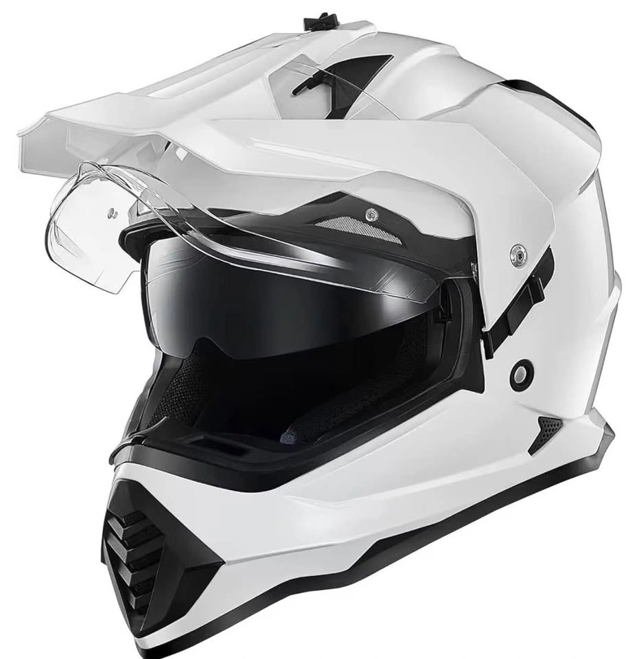 ILM Dual Sport Adventure Motorcycle Helmet with Pinlock Visor WS - photo 2