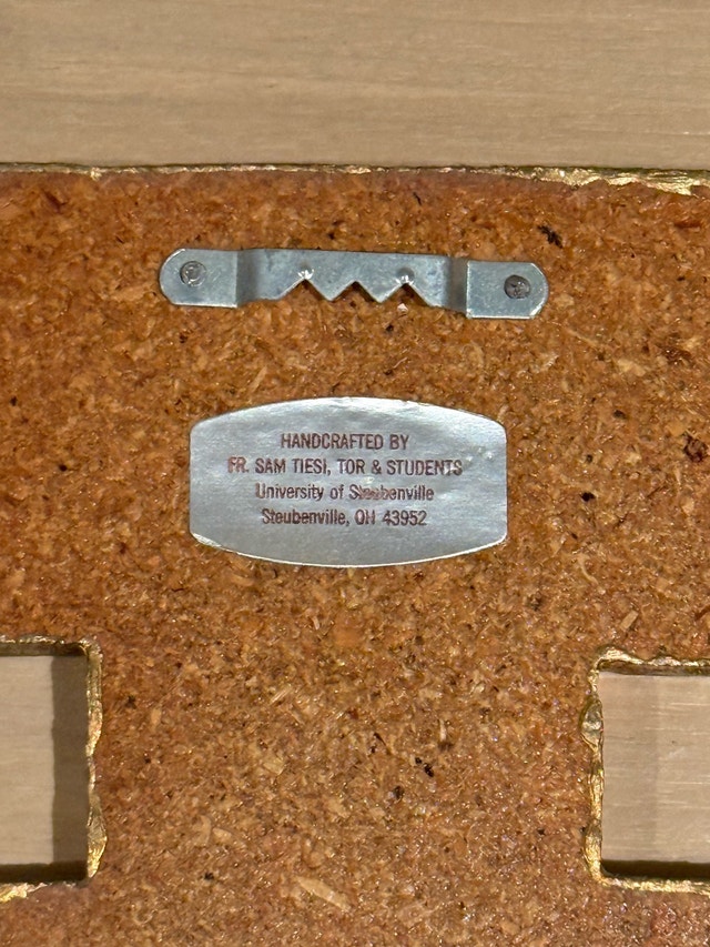 Handcrafted San Damiano Cross from Franciscan University - photo 3
