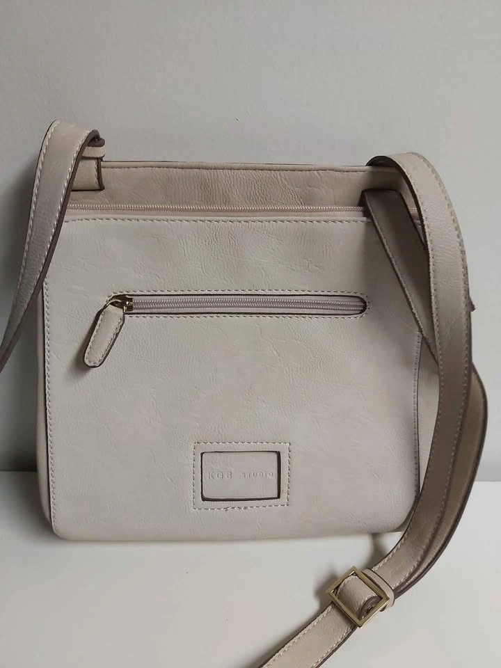 KGB Studio beige and yellow purse - photo 2