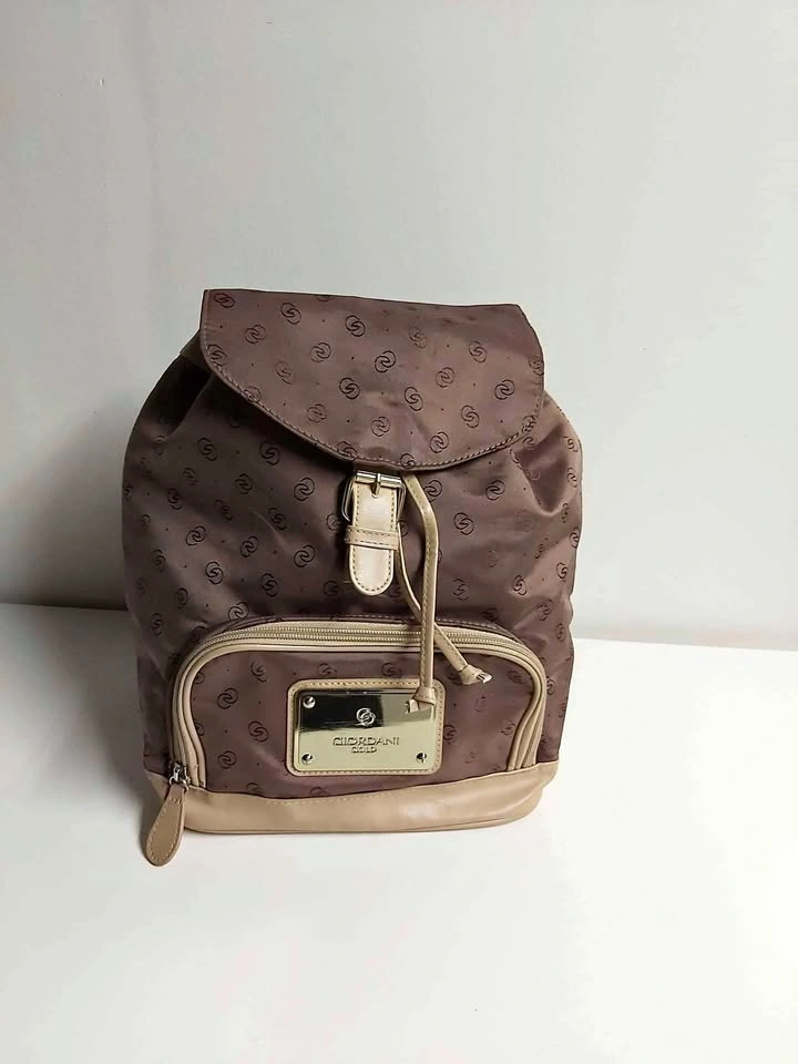 Oriflame Sweden Brown and Beige Bucket Bag