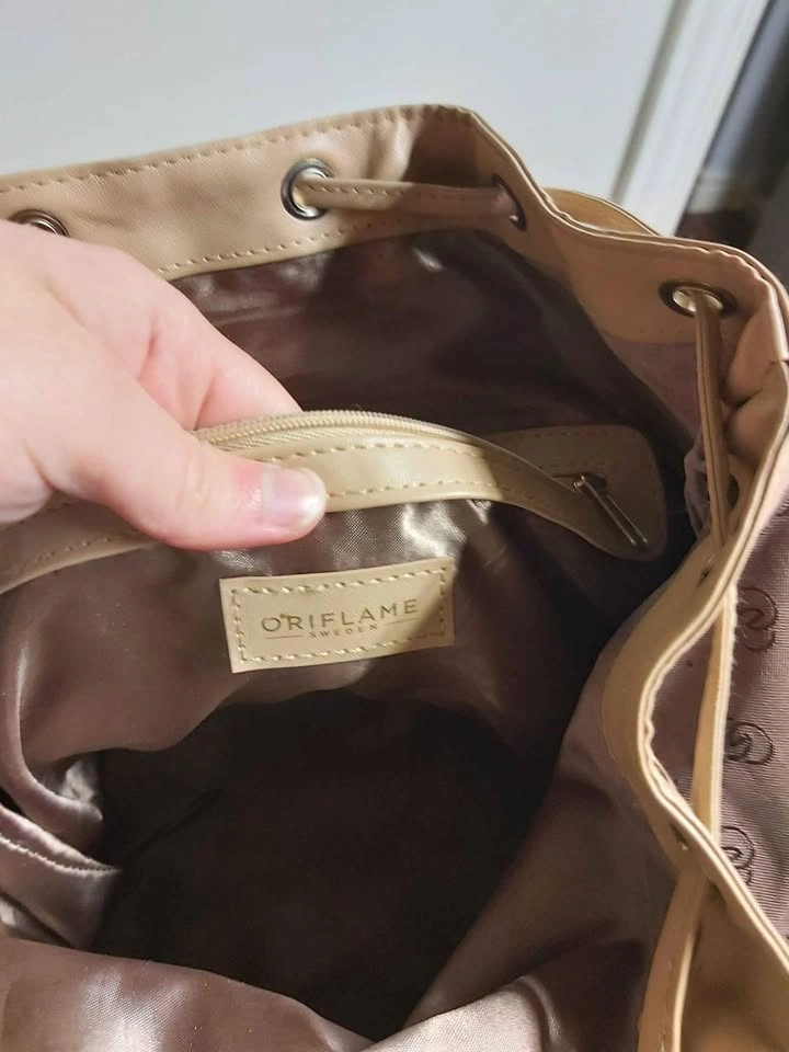Oriflame Sweden Brown and Beige Bucket Bag - photo 4