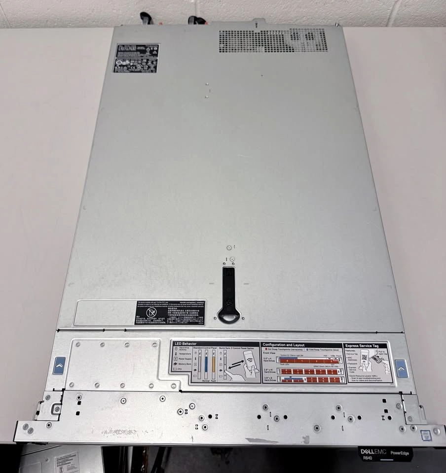 Dell PowerEdge R640 Server - Dual Xeon, 192GB ECC, 4-Port 10GbE