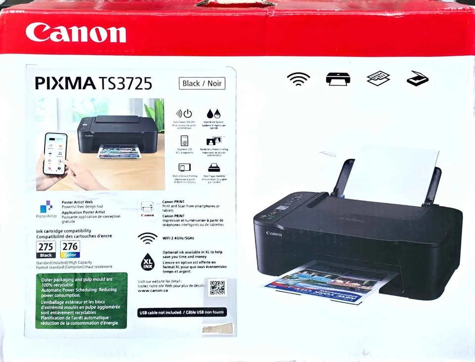 PIXMA TS3725 ALL IN ONE CANON PRINTER - photo 3