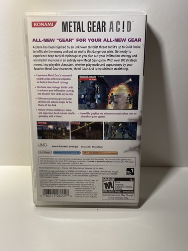 Metal Gear Acid PSP CIB 🏈 - photo 2