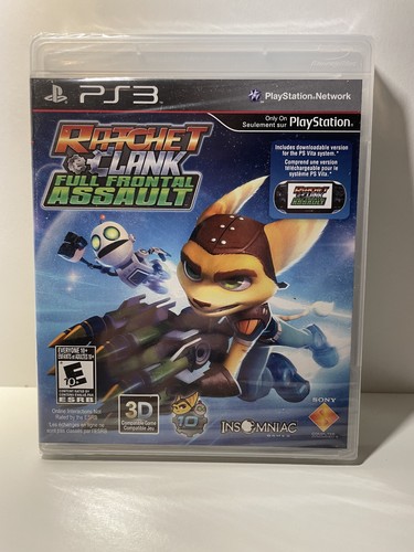 Ratchet & Clank: Full Frontal Assault Playstation 3 PS3 NEW 🏈