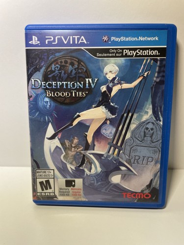 Deception IV: Blood Ties Playstation Vita MIB 🏈